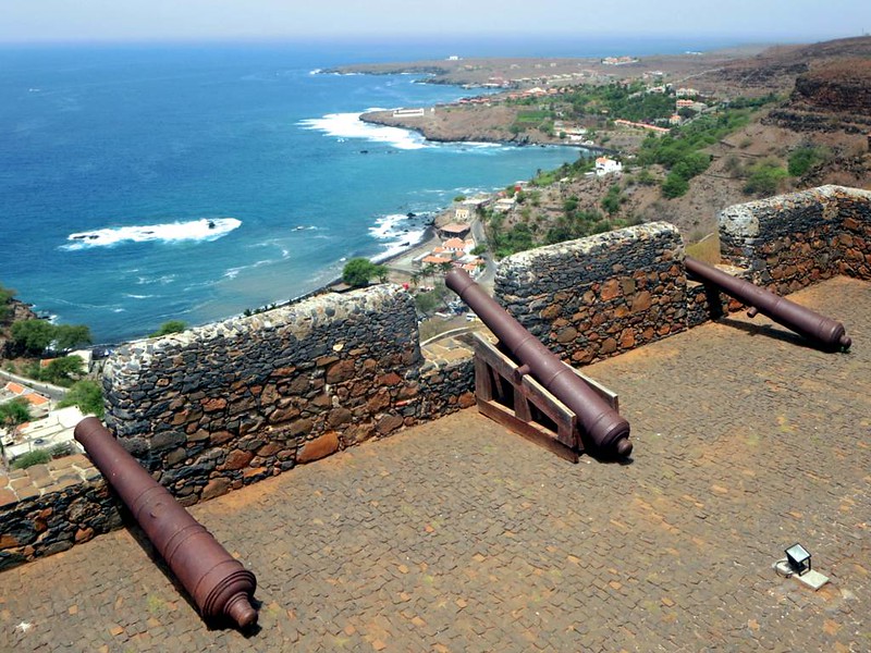 Forte Real de São Filipe a 16th century fortress in the city of Cidade Velha in the south of the island of Santiago, Cape Verde.